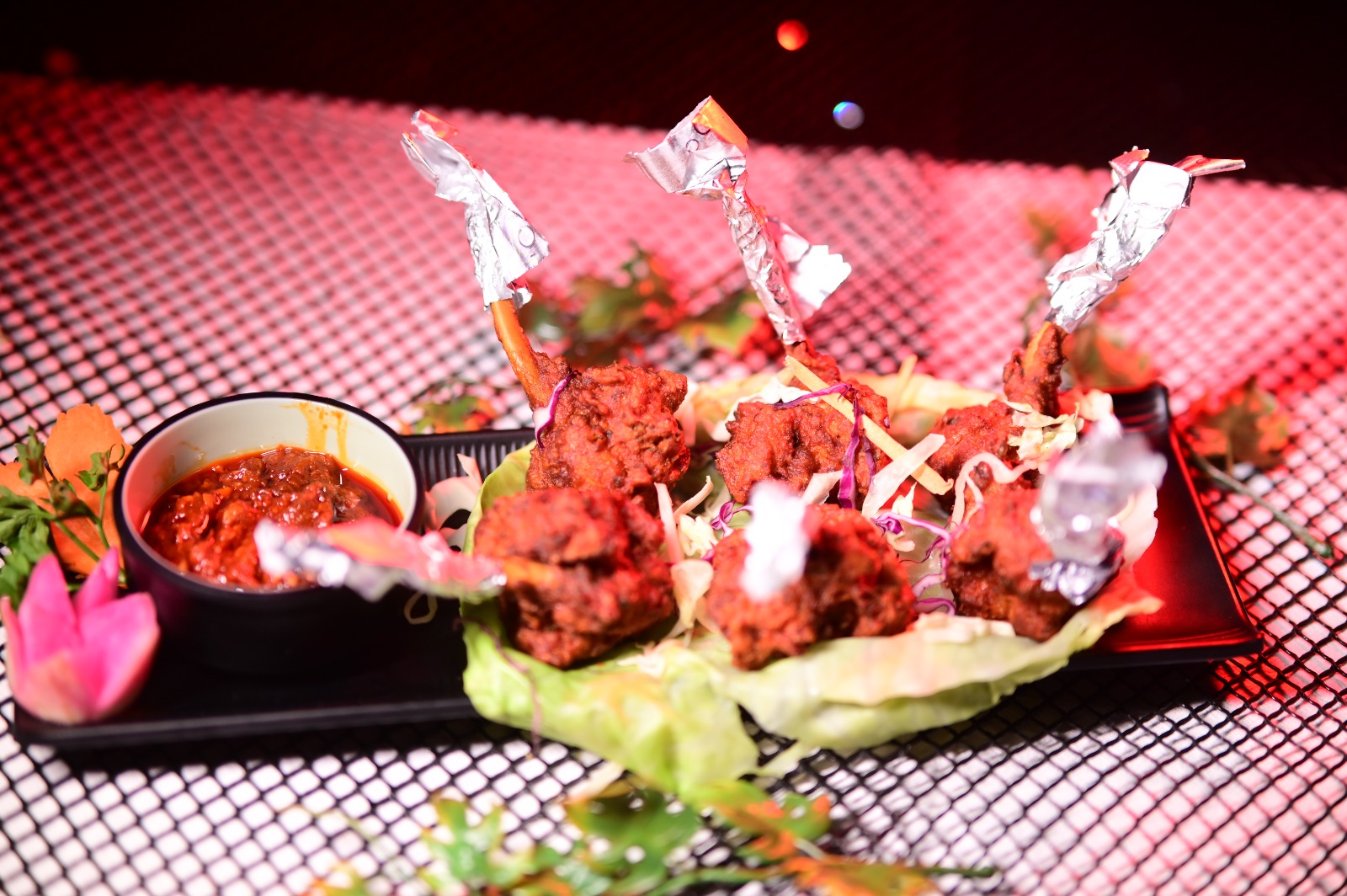 Modern continental main course with contemporary plating technique at Big Bull Cafe Andheri East